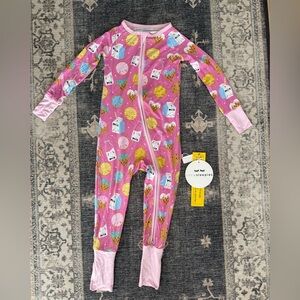 BNWT Little Sleepies Cookies & Milk 18-24M Pink